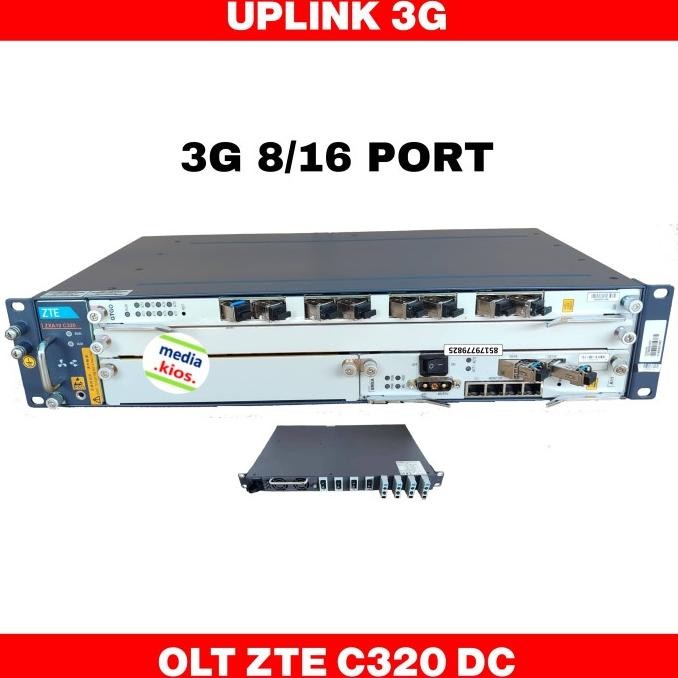 Uplink 3G Olt zte c320 gpon dc gtgo 8 gtgh 16 port mediakios