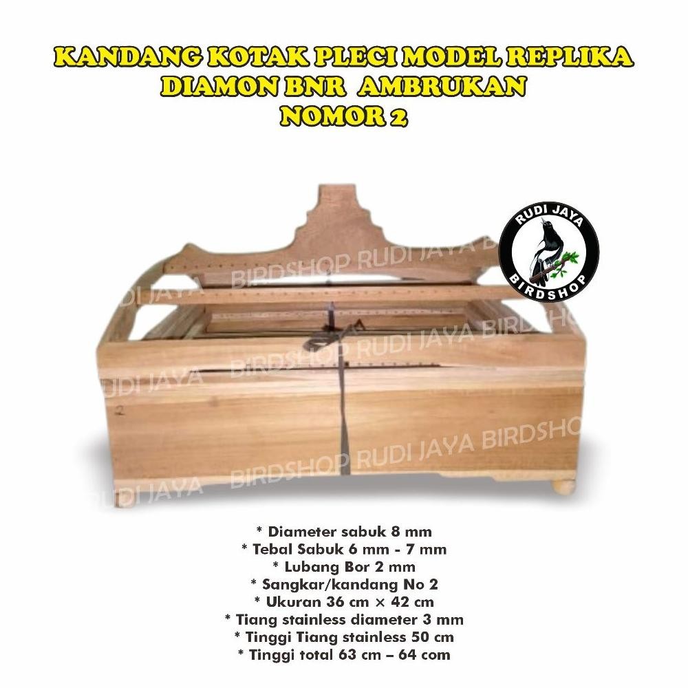 ghs-55 hj-77 Kandang Kotak Pleci Model REPLIKA DIAMON BNR Nomor 2 dan Nomor 3 Ambrukan Bongkar Rakit