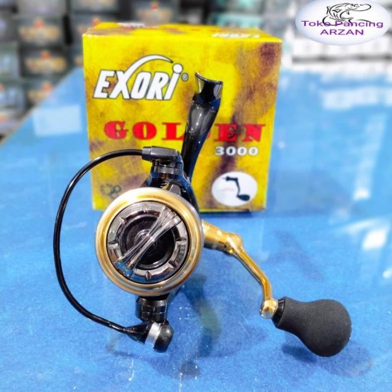 Ew64 QIG-1722 Reel EXORI GOLDEN 3000 Ratio 6.2:1 Power Handle Original Murah