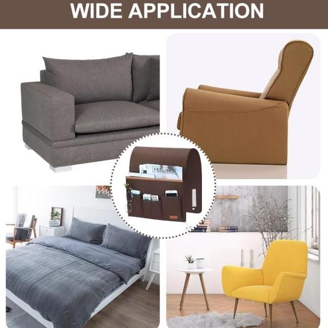 Kantong Remot Tas Gantung Remote Control Sofa Wadah Remot Tempat Penyimpanan Tv Ac Merasa