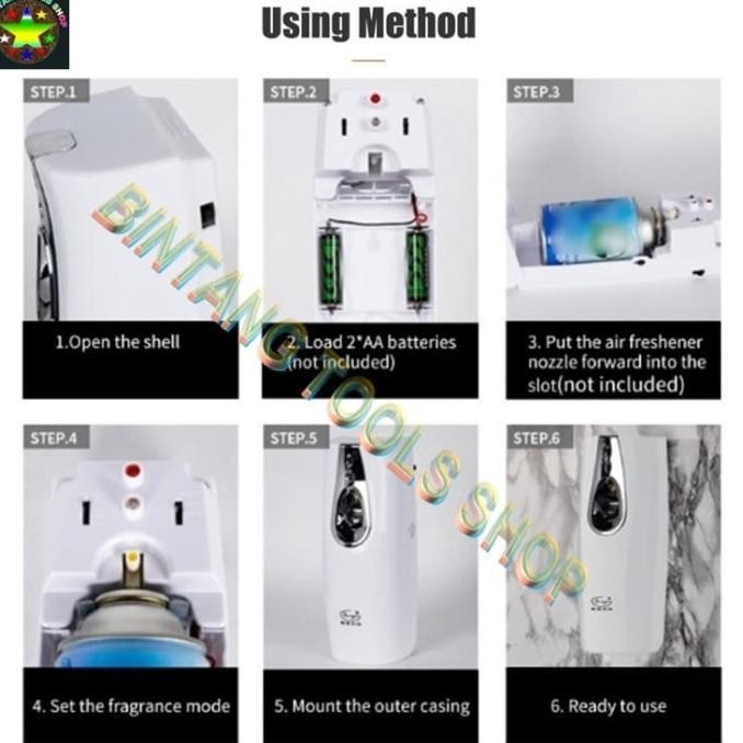 Grosir Automatic Aerosol Dispenser Farfum Led F118 With Timer Otomatis