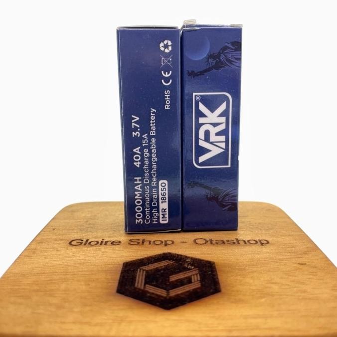 VRK 3000mAh 40A 18650 Battery by VRK USA Baterai Batre Batery BIRU