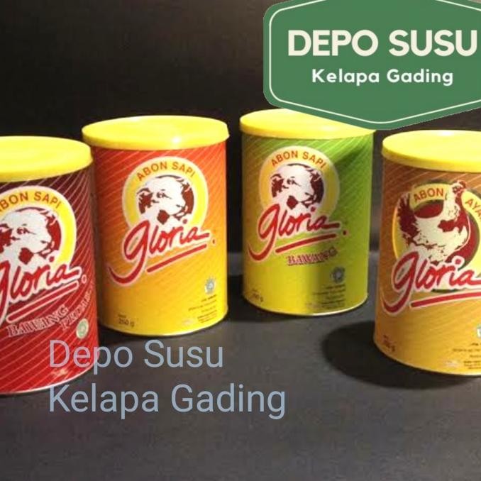 

Promo Abon Sapi Gloria 250Gr Original Pedas Bawang | Ayam 250 Gr Gram Halal