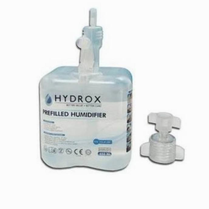Hydrox prefilled humidifier oksigen/humidifier hydrox