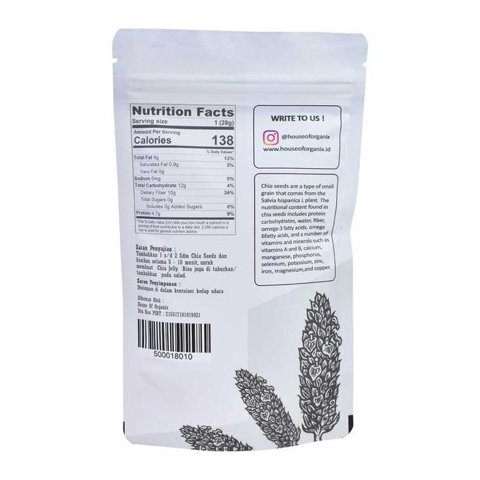 

Promo Organic Black Chia Seeds 500 Gr