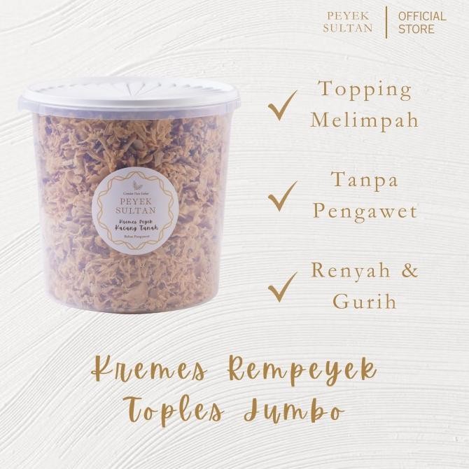 

Murah Peyek Sultan Kremes Peyek (Toples Jumbo) Premium Semua Varian (Enak, Tanpa Pengawet)