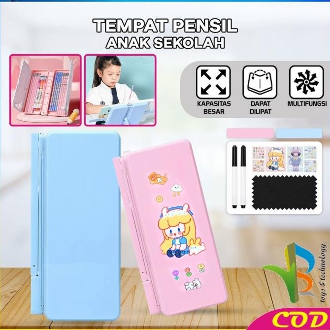 

RB A73 Tempat Pensil 2IN1 Multifungsi dengan Tatakan Buku dan Papan liquid