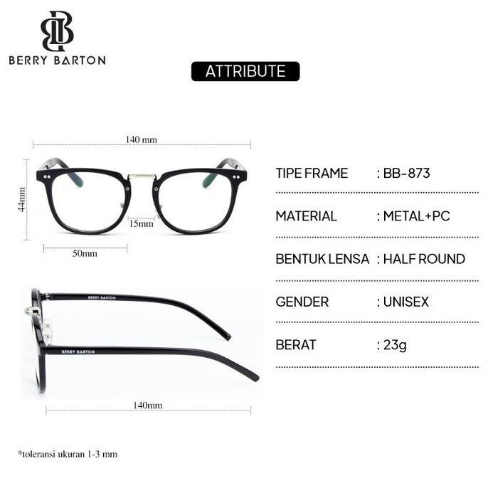 Murah Berrybarton Kacamata Kode 873