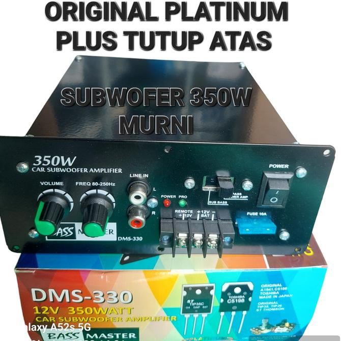 power subwofer mobil car monoblock dms 350w 350 dms 330 gigabass tojil4 Juara