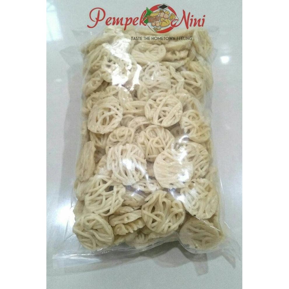 

Promo Kerupuk Keriting / Mawar (Mentah) Ikan Tenggiri Asli Palembang