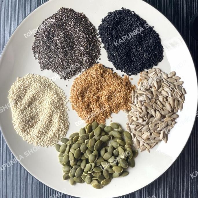 

Murah Mix Seed Essential 1Kg/ Mix Six Seed 1Kg