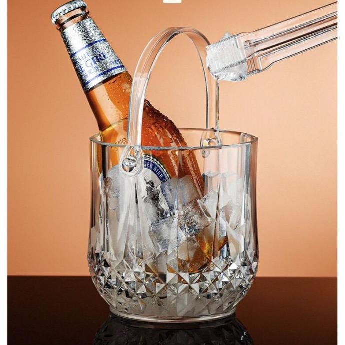 [MS] Wadah Es Batu Akrilik Tempat Es Batu Crystal Ice Bucket