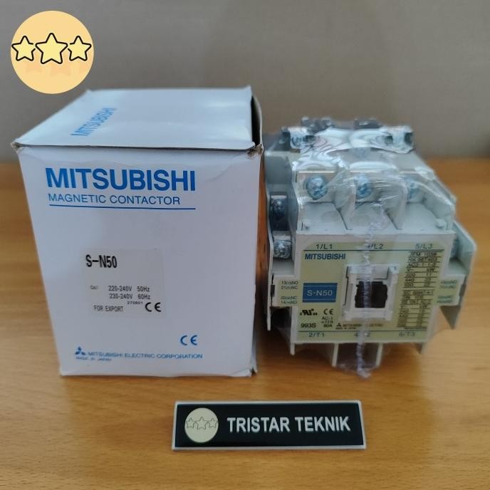 Mitsubishi Contactor Sn 50 Kontaktor S-N50 Sn50 Sn-50 Baru