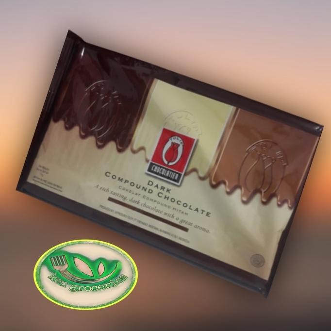 

tulip chocolate dark compound 1kg | coklat batang liquid