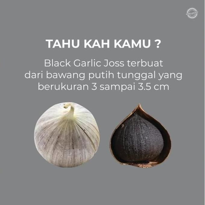Promo Black Garlic Joss | Bawang Hitam 250 Gr | Bawang Putih Tunggal Fermentasi