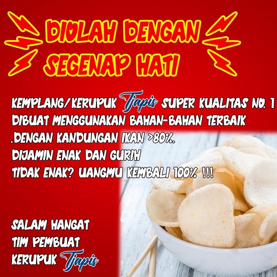 

HJ KERUPUK KEMPLANG GETAS TENGGGIRI KERUPUK GETAS ENAK DAN GURIH 250 GRAM