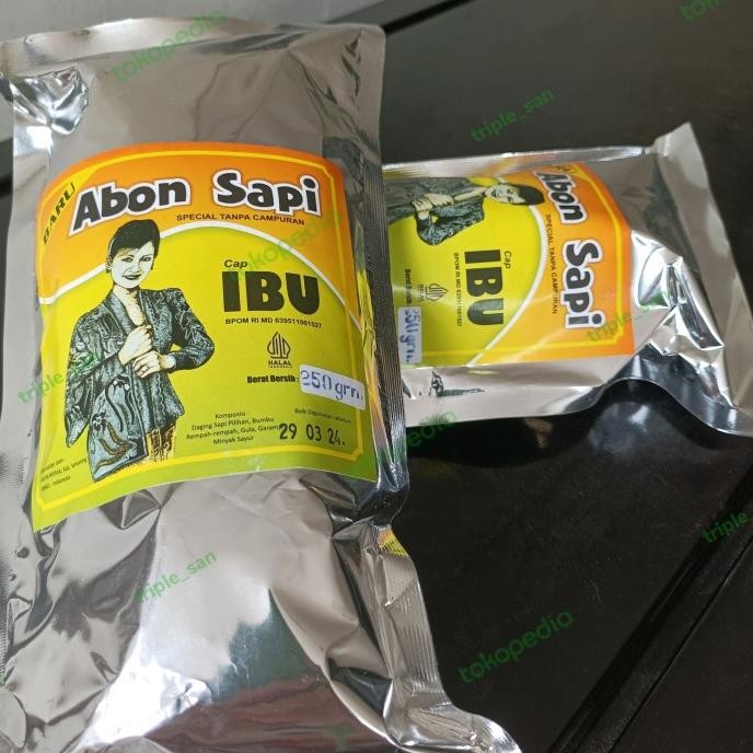 

Promo Abon Sapi Cap Ibu 250Gr