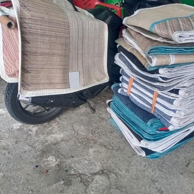 tas kurir bawa barang di motor bahan karung goni ukr setandar SS