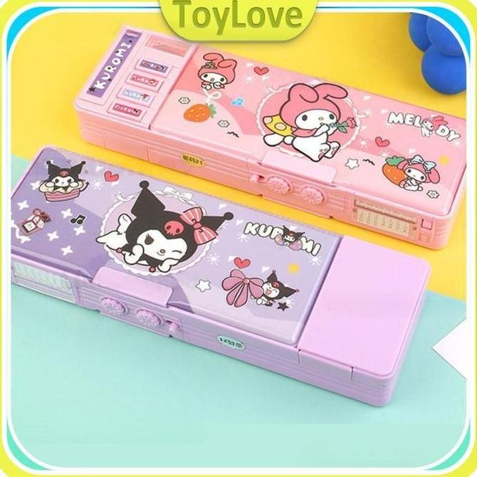 

Kotak alat tulis-tempat pensil siswa sekolah dasar/tempat pensil/tempat pensil hitam cantik/tempat pensil multifungsi/melodi lucu kapasitas besar/tempat pensil kata sandi bahan tahan air/tempat pensil anak/multifungsi/rautan pensil sudah termasuk liquid