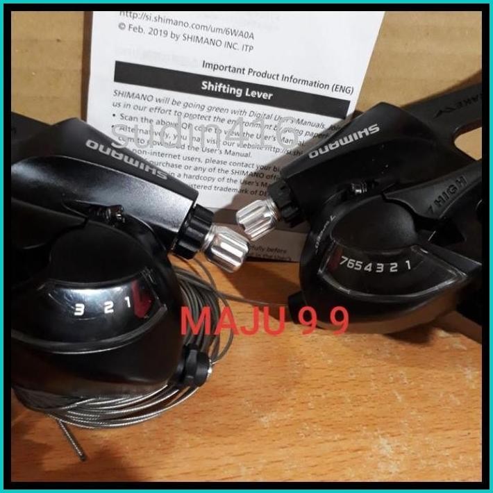 SHIFTER 3 X 7 SPEED SHIMANO EF41 SEPEDA MTB FEDERAL ORI