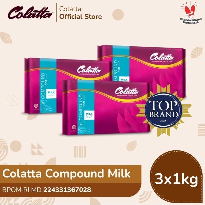 

Bundling Colatta Compound Chocolate Milk 1Kg - Isi 3 liquid