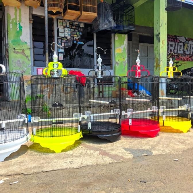 Sangkar Besi Jumbo D46cm Sangkar Murai Kacer Cucak Ijo Ram Besi | BEST QUALITY