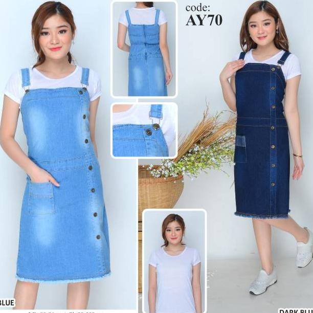 Vd08 Overal Jeans Kodok Wanita/Overal Jeans Dress Wanita/Overal Murah Wanita/Overal Terbaru Wanita C
