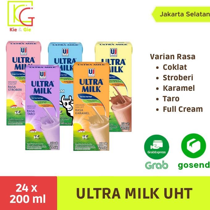 

Susu Ultra Milk 200Ml (Khusus Instan/ Sameday) Best Seller