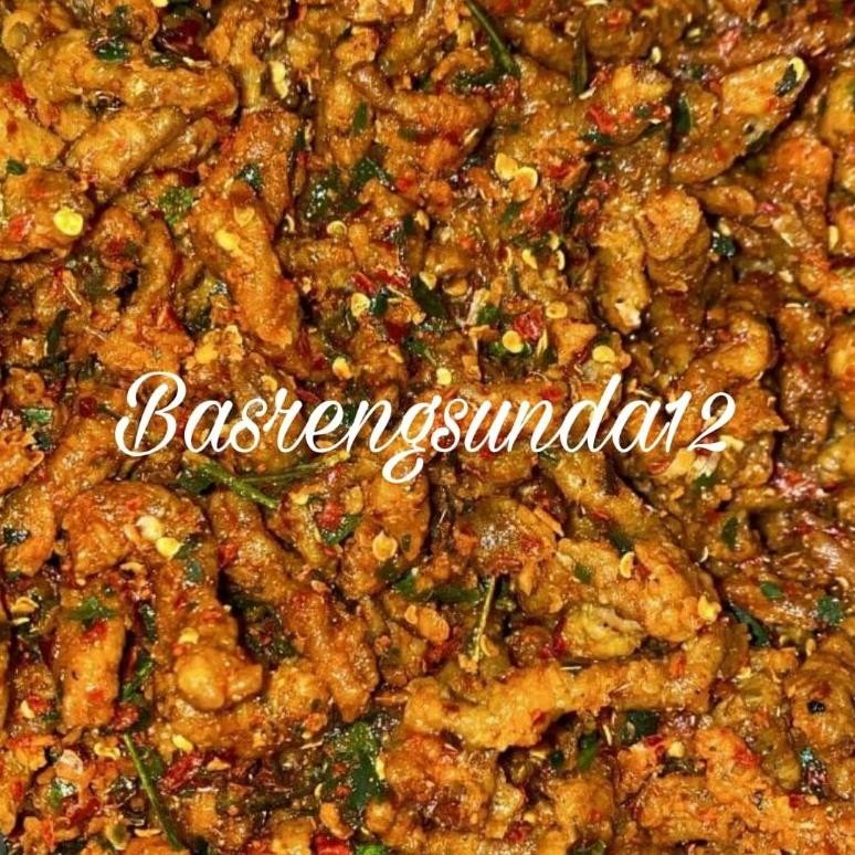 

HJ Kripik usus 1kg / Usus Crispy pedas Daun jeruk