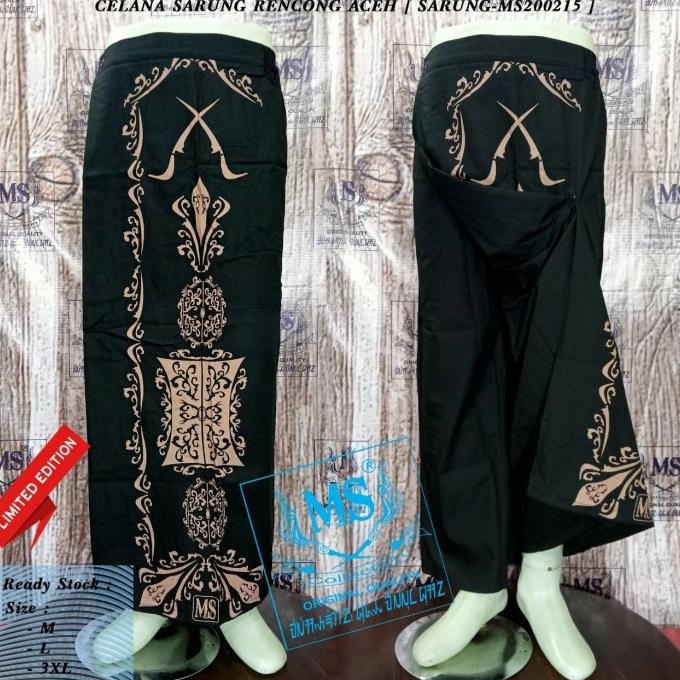 SARUNG CELANA MOTIF BATIK RENCONG ACEH PS
