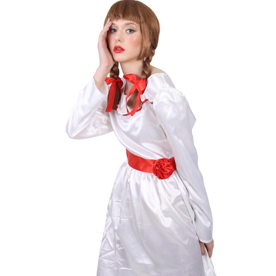 CR - Kostum Anabel Cosplay Boneka Annabelle Costume dewasa Adult All size Halloween TERLARIS