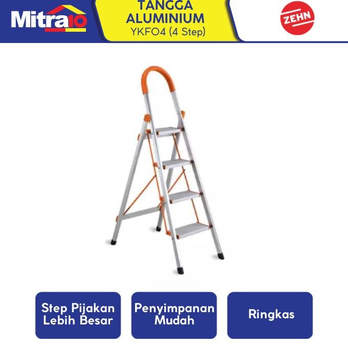 Zehn Tangga Aluminium 4 Step