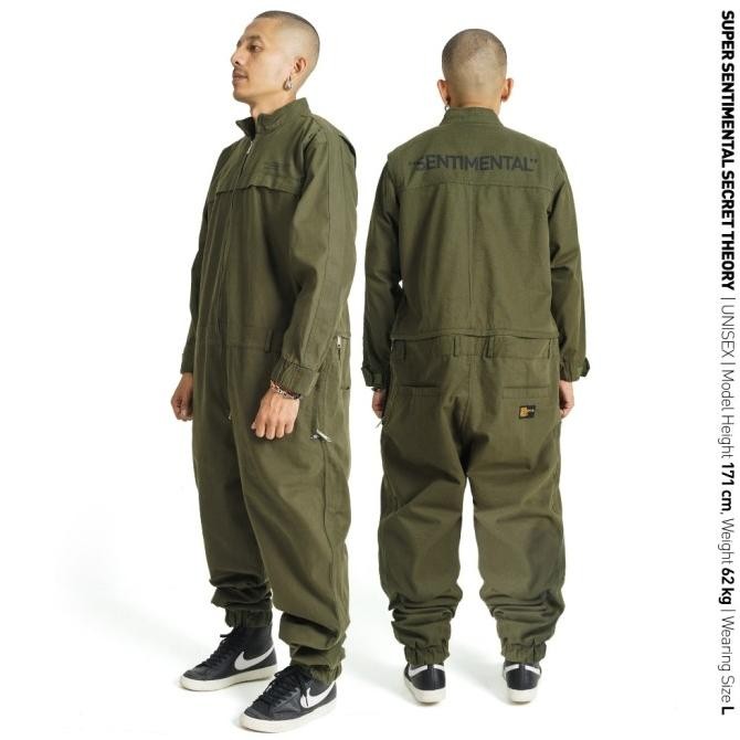 (RS) SSST Coverall Engineered Longsleeve Olive