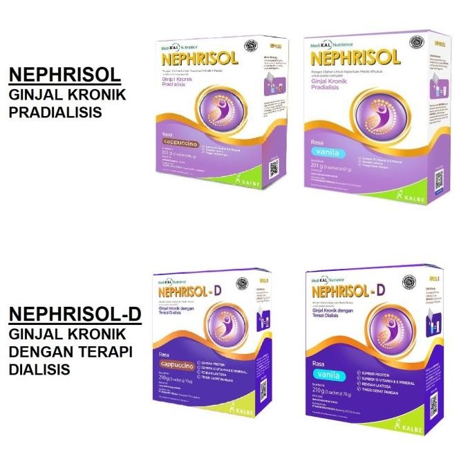 

Nephrisol Minuman Nutrisi Gangguan Ginjal Dari Kalbe Terlaris