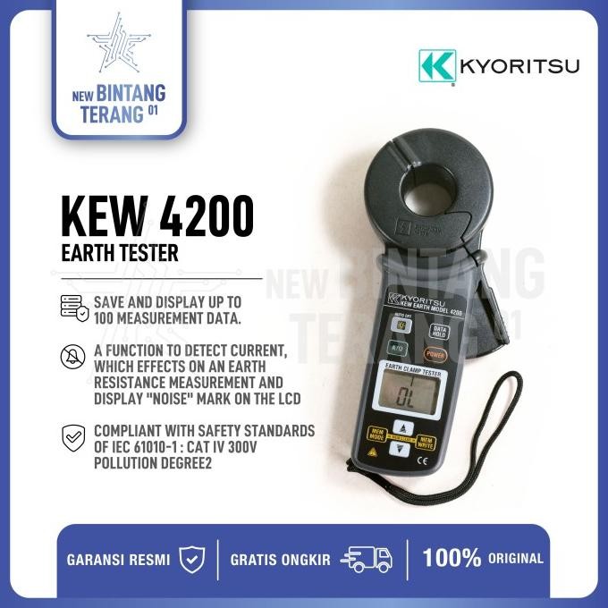 Kyoritsu 4200 Earth Clamp Tester