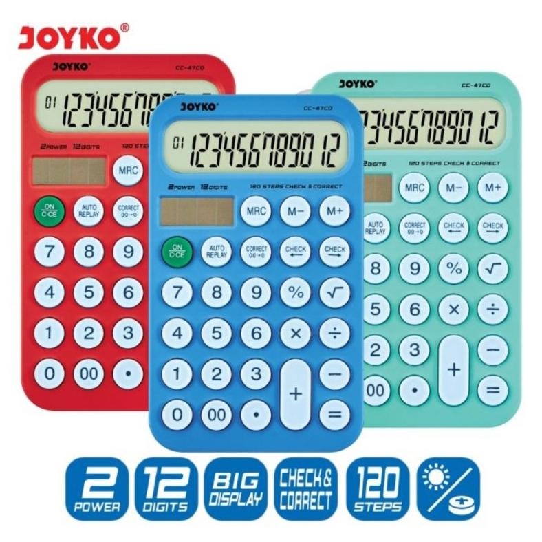 

gh-6 yt- JOYKO CC-47CO - Check & Correct Calculator Kalkulator Bisa Cek Ulang CC-47 CO Viral Viral