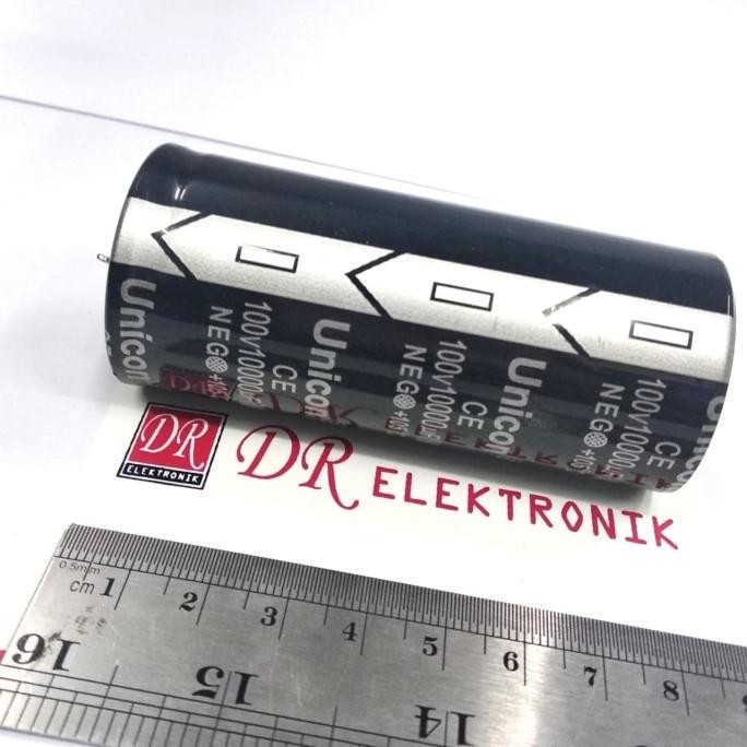 Promo Elco Capasitor Kapasitor Unicon murni 10000uf 10000 uf 100v 100 volt COD