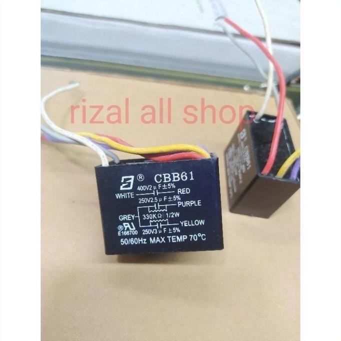 Promo KAPASITOR KIPAS ANGIN 5 KABEL COD