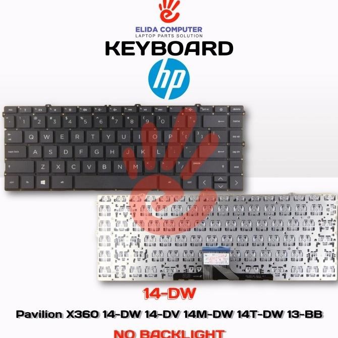 Keyboard Hp Pavilion 14-Dv0501Tx 14-Dv0502Tu 14-Dv0502Tx 14-Dv0506Tu New Stok