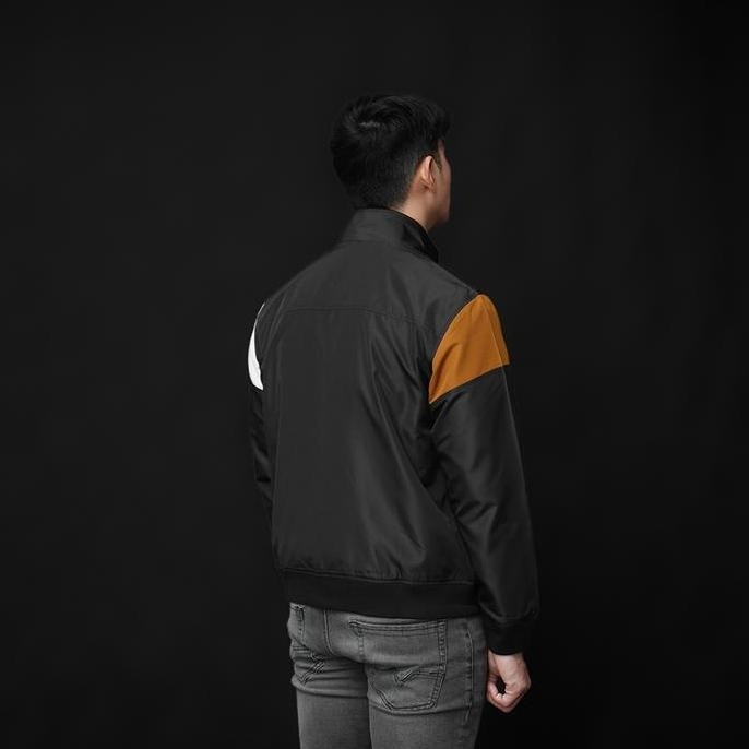 Ryusei Windbreaker Jacket Haruhiko Black - Jaket Parasut