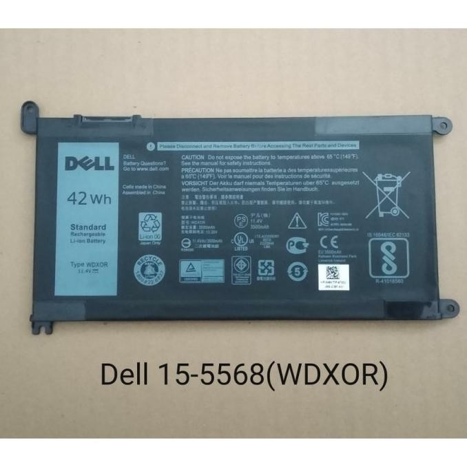 Baterai Battery Batre De Inspiron 14 7460 14 7000 P74G P74G001 15 5567 5568 5378 13 7368 7460 7572 W