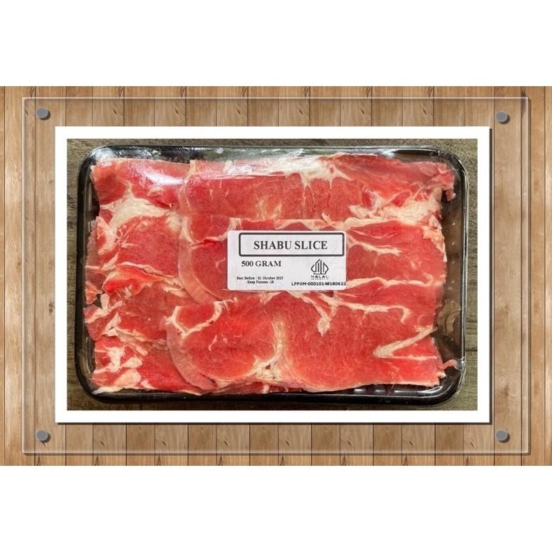 

Berkualitas Beef Slice Shabu Shabu ( Slice Lemak / Fat ) 500 Gr Prermium