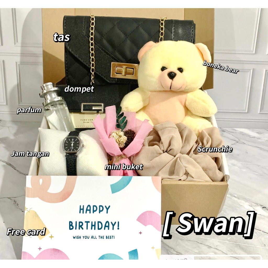 

[TAS1] Kado Hampers Gift Box Hadiah Ulang Tahun Perempuan Wanita Cewek Wisuda Birthday Pernikahan