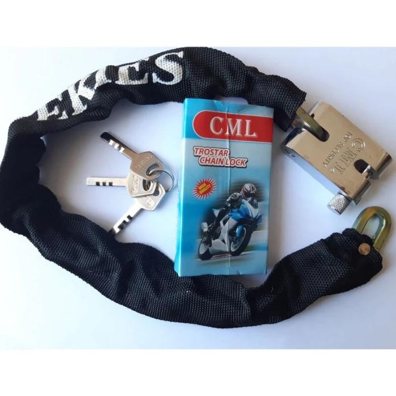Gembok Rantai Gembok Rumah Pagar Motor Sepeda / Kunci Rantai Camel 60 cm 100 cm