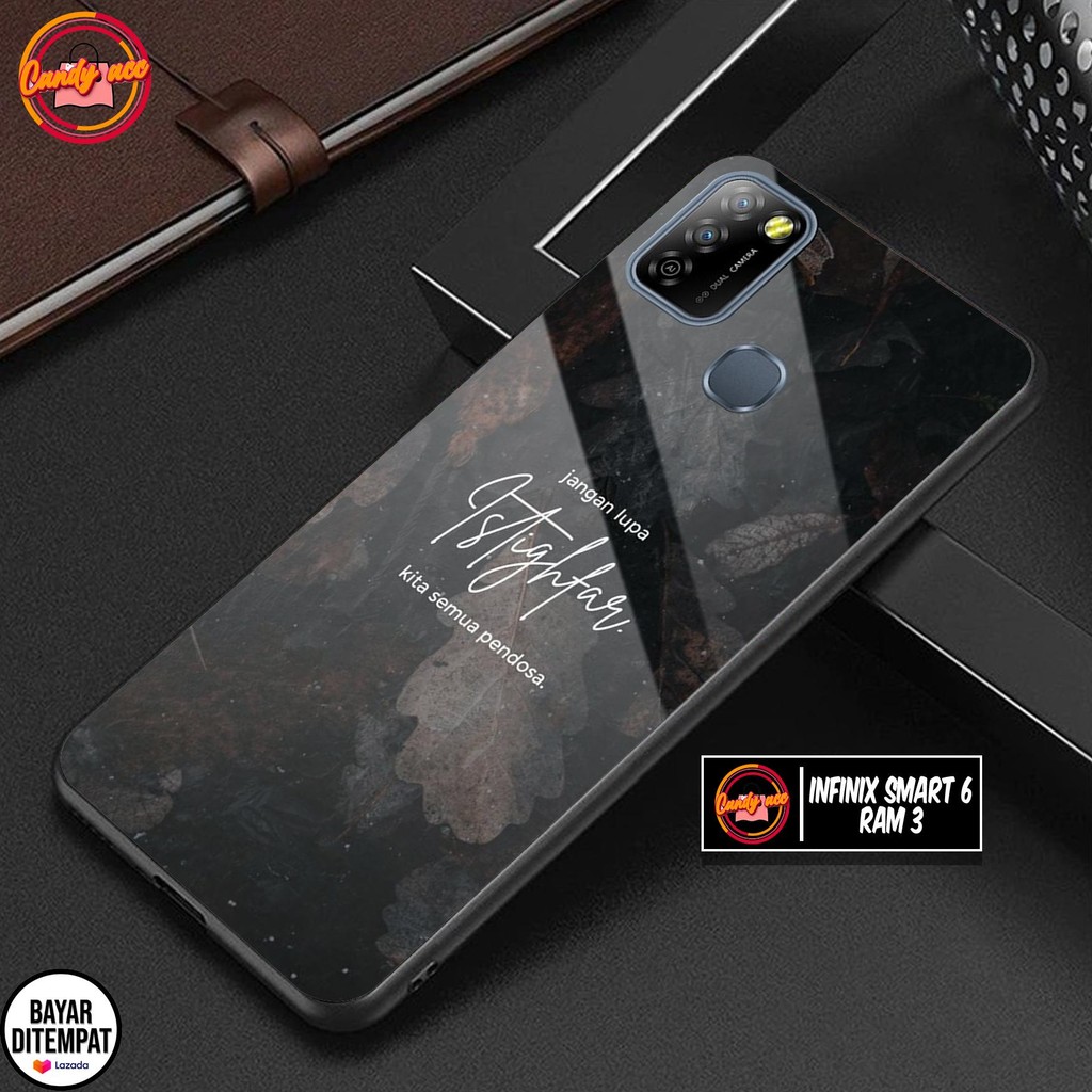 Case INFINIX SMART 6 RAM 3 - Casing INFINIX SMART 6 RAM 3 Terbaru Top One Case [ QUOTES ISLAM ] Casi