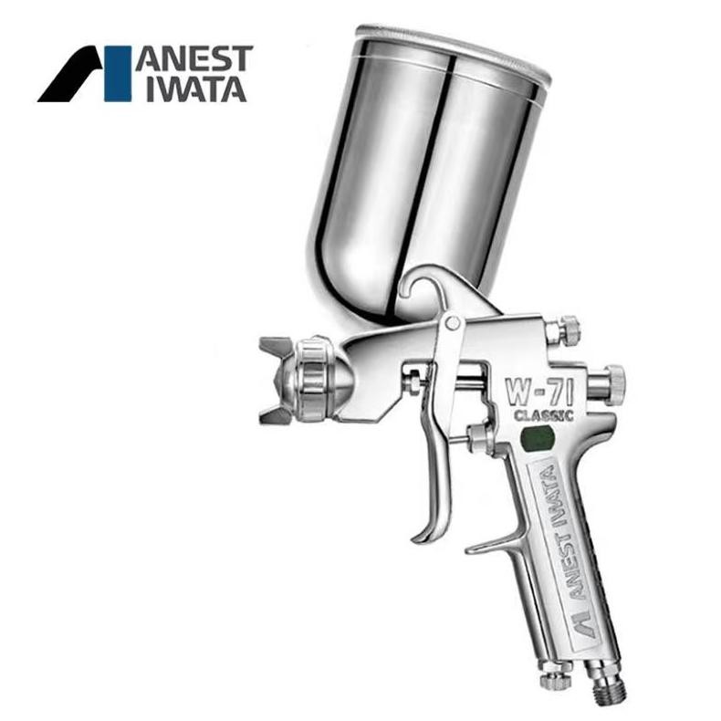 Japan W101 ANEST IWATA HVLP Spray Gun 400CC Paint Pot Cup 1.3mm Car Automotive Furniture W-101