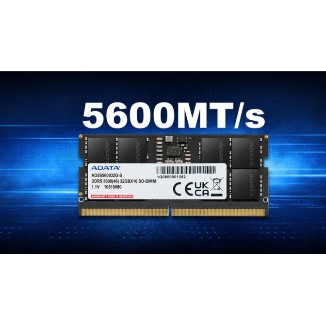 Sodimm Adata Ddr5 32Gb/16Gb/8Gb 5600Mhz - Sodimm Ddr5 Adata 8G 16G 32G New Stok