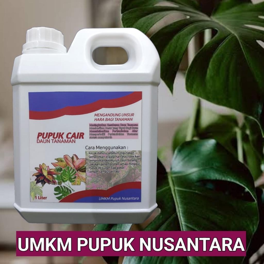 Pupuk Cair Daun Siap Pakai Pupuk Super Khusus Daun Tanaman Hias 1 Liter