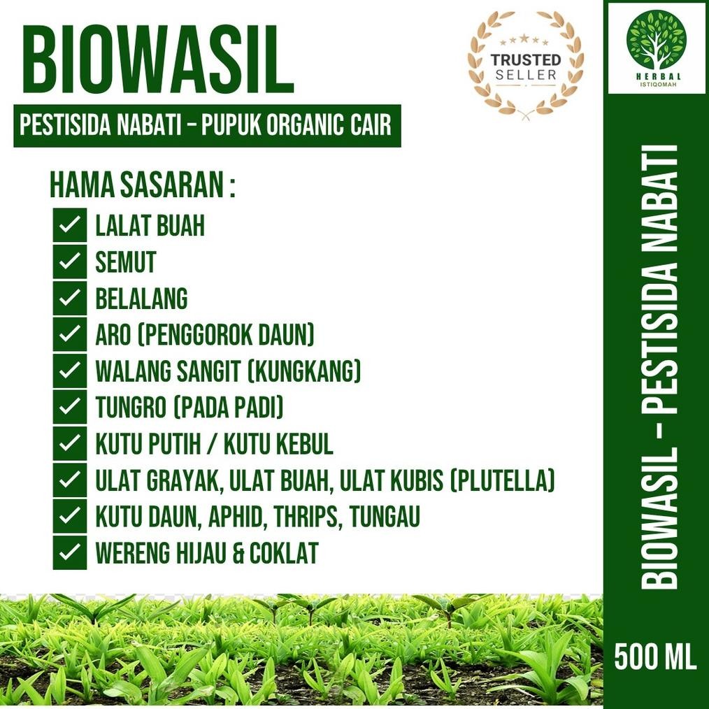 BIOWASIL 500 ML - Obat Pengusir Lalat Buah Terbaik, Pupuk Pestisida Lalat Buah Biowasil Ampuh Atasi 