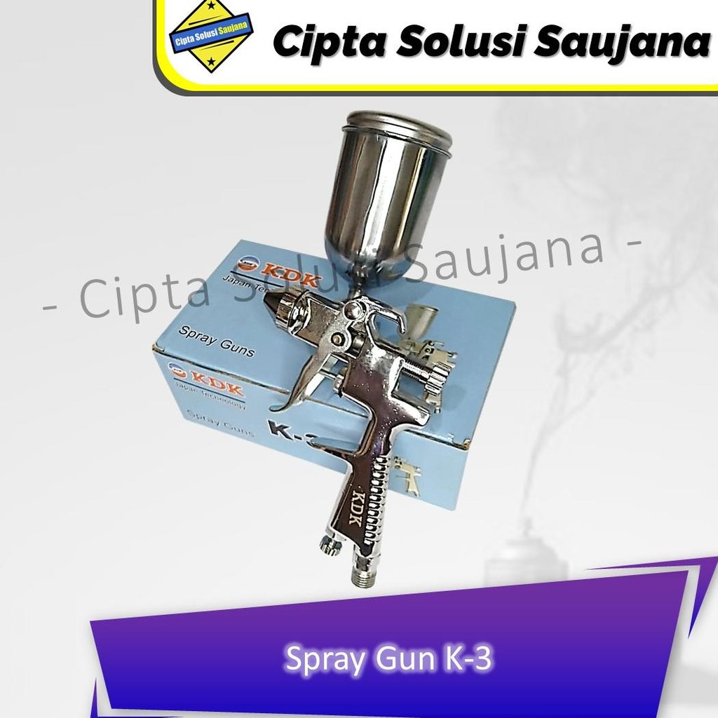 KDK SPRAY GUN ALAT SEMPROT CAT SPET TABUNG ATAS K 3 SPED DUCO SPET DUKO ANGIN KOMPRESOR AIR BRUSH